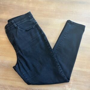 Democracy Ab Solution Black Denim Skinny Jeans, Size 12